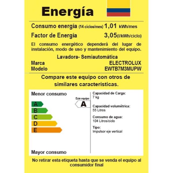 Lavadora-Electrolux-7-Kg-Semiautomatica-Doble-Tina-EWTB7M3MUPW-4 Lavadora-Electrolux-7-Kg-Semiautomatica-Doble-Tina-EWTB7M3MUPW-4
