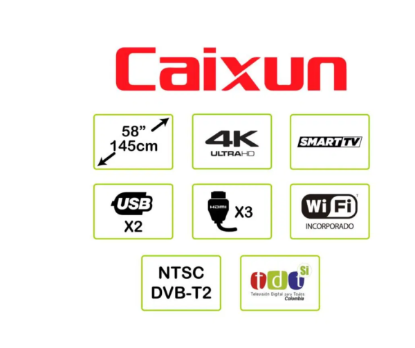 Led-Caixun-58-Pulgadas-UHD-Smart-CX58N3USM-1 Led-Caixun-58-Pulgadas-UHD-Smart-CX58N3USM-1